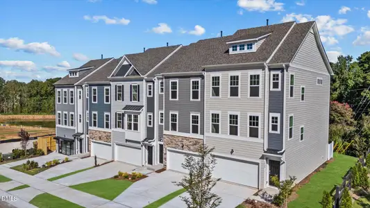 New construction Townhouse house 5900 Dunzo Dr, Raleigh, NC 27617 plan Harlow - image