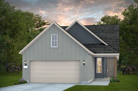 New construction Single-Family house 126 Kimberwick Ct, Georgetown, TX 78633 plan Compass - image