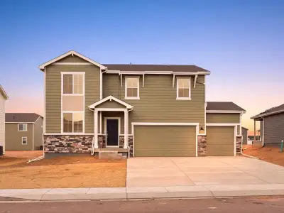 New construction Single-Family house 10204 Kingsbury Dr, Peyton, CO 80831 plan The Chatfield - image