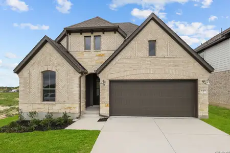 New construction Single-Family house 449 Desert Cactus, San Antonio, TX 78253 plan Yorktown - image