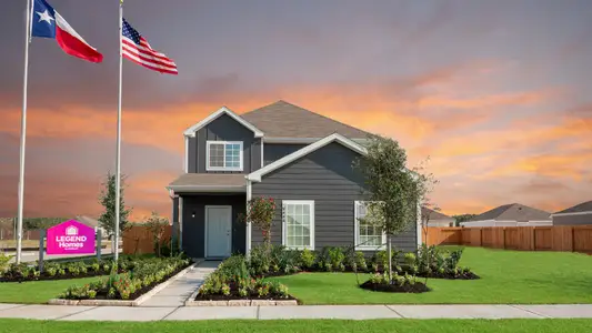 New construction Single-Family house 8003 Vanilla Orchid Dr, Houston, TX 77016 plan The Woodland - image