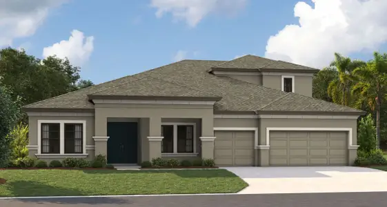 New construction Single-Family house 5379 Wolf Creek Dr, Apollo Beach, FL 33572 plan Cedar Key II - image