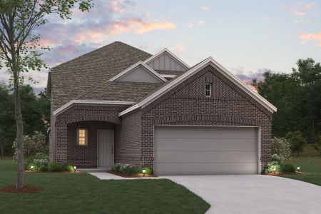 New construction Single-Family house 7413 Spicebush Dr, Krum, TX 76227 Rosemary - 30' Smart Series- photo 0