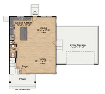 New construction Single-Family house 109 Kavanaugh Rd, Wake Forest, NC 27587 plan The Caroline - image 2