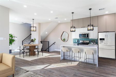 Virtually staged main living area