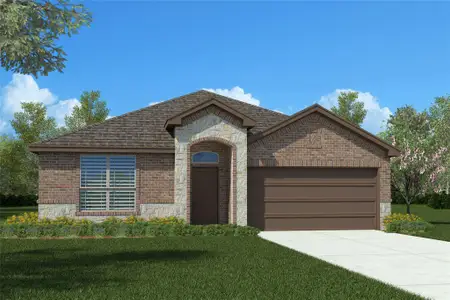 New construction Single-Family house 206 Lunayena, Rhome, TX 76078 plan CARLSBAD - image
