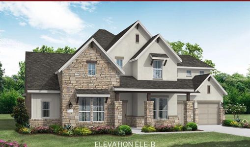 New construction Single-Family house 1417 Moonlight Terrace Dr, Georgetown, TX 78628 Weston- photo 0 0