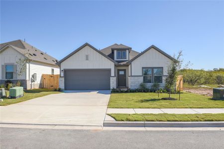 New construction Single-Family house 115 Ayres Horn, Cedar Creek, TX 78612 plan Young - image