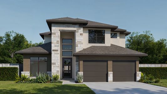 New construction Single-Family house 22211 Rustic Holw, San Antonio, TX 78258 plan 2796W - image