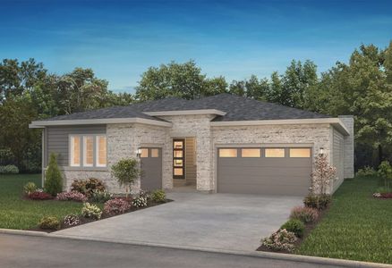 New construction Single-Family house 7293 Canyon Sky Trl, Castle Pines, CO 80108 5086 Haven Elevation C - Modern Prairie- photo 0