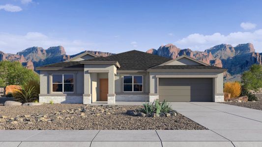New construction Single-Family house 1561 E Glazier Dr, Casa Grande, AZ 85122 plan Frisco - image