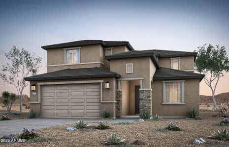 New construction Single-Family house 42860 W Palo Abeto Dr, Maricopa, AZ 85138 Prato- photo 0