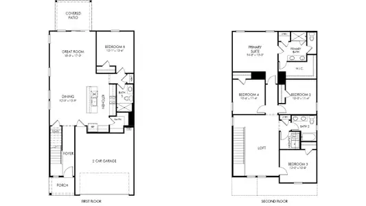 New construction Single-Family house 1415 Hatteras Rd, Durham, NC 27704 plan Paisley - image