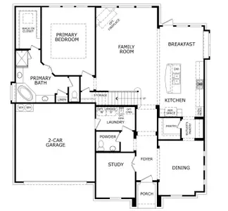 New construction Single-Family house 247 Wintergrass Dr, Waxahachie, TX 75165 plan Concept 3135 - image 3