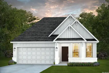New construction Single-Family house 12424 Dime Box, San Antonio, TX 78253 plan Fairweather - image
