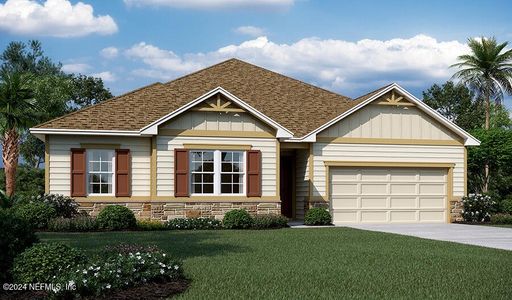 New construction Single-Family house 2489 Trailmark Dr, Saint Augustine, FL 32092 Dalton- photo 0