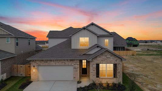 New construction Single-Family house 19508 Jesse Jct, Pflugerville, TX 78660 plan Lamar - image