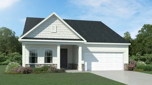 New construction Single-Family house 4330 Laurel Pond Wy, Raleigh, NC 27616 plan Clayton III - image