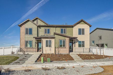 New construction Townhouse house 1296 S Algonquian Street, Aurora, CO 80018 - photo 0