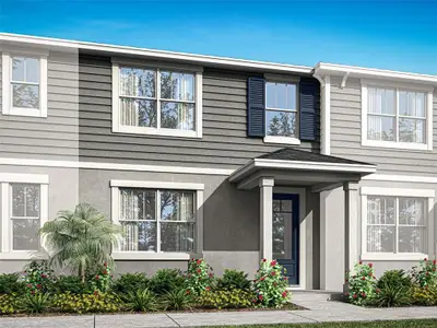 New construction Townhouse house 9851 Walkway Dr, Orlando, FL 32832 - photo 0