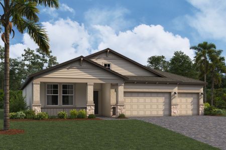 New construction Single-Family house 2033 Clary Sage Dr, Spring Hill, FL 34609 Corina  III- photo 0