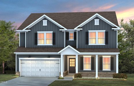 New construction Single-Family house 213 Providence Springs Ln, Fuquay Varina, NC 27526 plan Mitchell - image