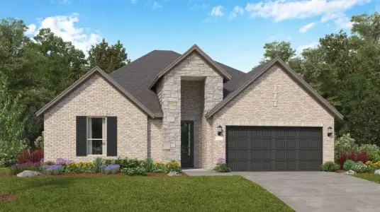 New construction Single-Family house 17887 Aile Pierre Pass, Conroe, TX 77302 plan Cabotll - image
