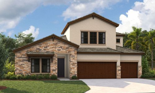 New construction Single-Family house 35072 Big Hawk Dr, Zephyrhills, FL 33541 plan Islamorada II - image