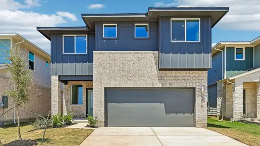 New construction Single-Family house 13010 Cattle Rustler Rd, Mustang Ridge, TX 78610 plan The Grand Canyon - image