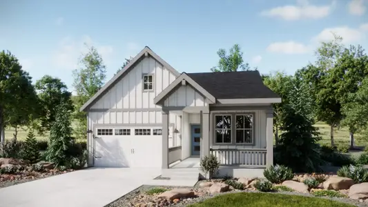 New construction Single-Family house 16023 Wingrider Pt, Parker, CO 80134 plan Bluff - Single Family Homes - image