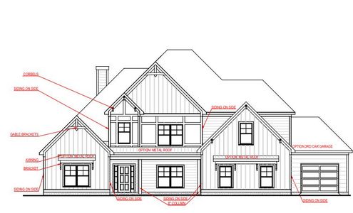 New construction Townhouse house Fayetteville, GA 30215 plan Woodbury F - image