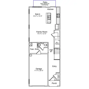 New construction Single-Family house 1046 Tea Rose Ct, Durham, NC 27703 plan Foxglove - image