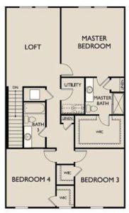 2nd Floorplan -Photo is a Rendering.  Please contact On-Site for any questions or information.