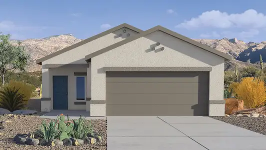 New construction Single-Family house 7633 S Best Mate Pl, Tucson, AZ 85756 plan Amber - image