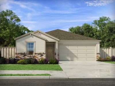 New construction Single-Family house 160 Sleep Holw, Jarrell, TX 76537 plan The Spade (802) - image