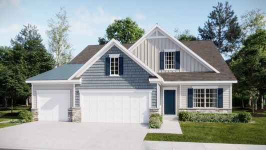 New construction Single-Family house 210 Fraiser St, Simpsonville, SC 29681 plan Holden - image