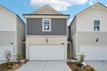 New construction Townhouse house 7836 Marie Wy, Fairburn, GA 30213 plan Jewel - image
