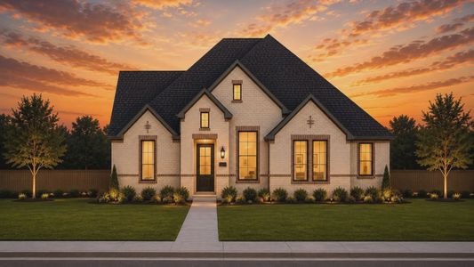 New construction Single-Family house 101 Plum Valley Wy, Georgetown, TX 78628 plan Sicily - image