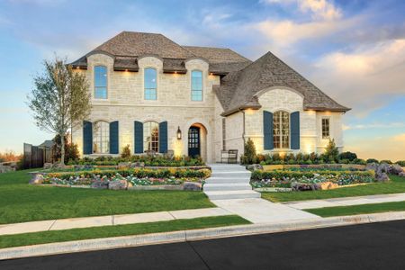 New construction Single-Family house 1100 Lakeview Ln, Argyle, TX 76226 plan Elmsdale - image