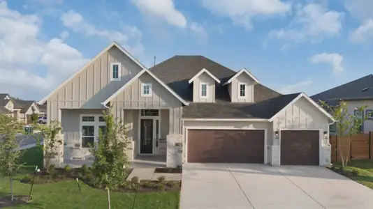 New construction Single-Family house 1009 Painted Horse Dr, Georgetown, TX 78633 plan Kennedy - image