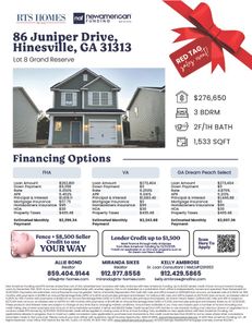 New construction Single-Family house 86 Juniper Drive-, Unit 8, Hinesville, GA 31313 plan The Roswell - image 5
