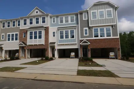 New construction Townhouse house 2275 Bay Minette Sta, Apex, NC 27502 plan Buckingham - image