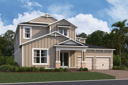 New construction Single-Family house 5388 Lassen St, St. Cloud, FL 34771 plan Wentworth - Eco Grand Series - image