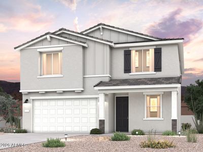 New construction Single-Family house 6102 E Crockett Wy, San Tan Valley, AZ 85143 plan Nightingale - image