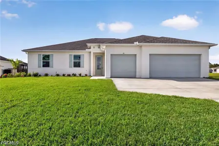 New construction Single-Family house 24 Nw 30Th Ter, Cape Coral, FL 33993 plan The Bluewater Cove - image