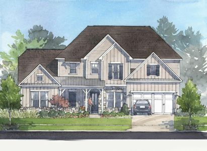 New construction Single-Family house 739 Crest Line Trl, Powder Springs, GA 30127 plan The Primrose - image