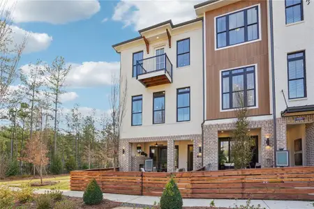 New construction Townhouse house 140 Iveybrooke Ln, Unit 75, Alpharetta, GA 30009 plan The Benton I - image