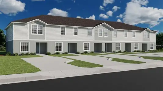New construction Townhouse house 222 Turtle Bay Ave, Winter Haven, FL 33881 plan Catalina - image