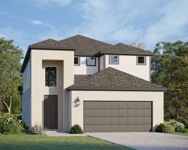 New construction Single-Family house 2341 Sawdust Dr, Georgetown, TX 78633 Eleanor 3221- photo 0