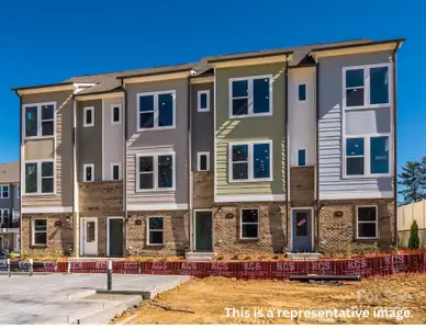 New construction Townhouse house 1108 Bismuth Ln, Charlotte, NC 28211 plan The Remely - image
